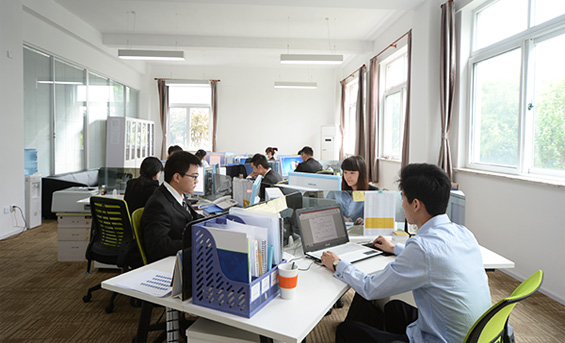 哲華辦公區近景